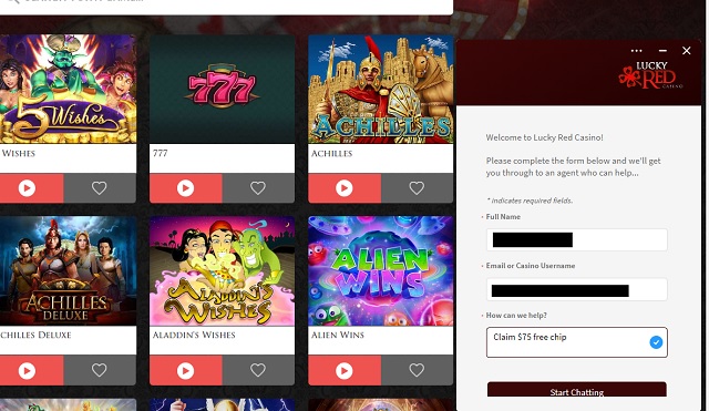 Lucky Red Casino No Deposit Bonus Lucky Red No Deposit Bonus 🎖️ $75 Free Chip (+Code)
